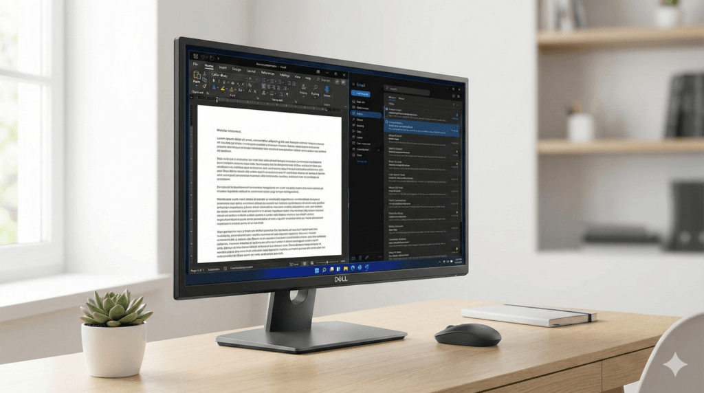 Dell SE2222H 22-inch IPS monitor for office work and work from home use
