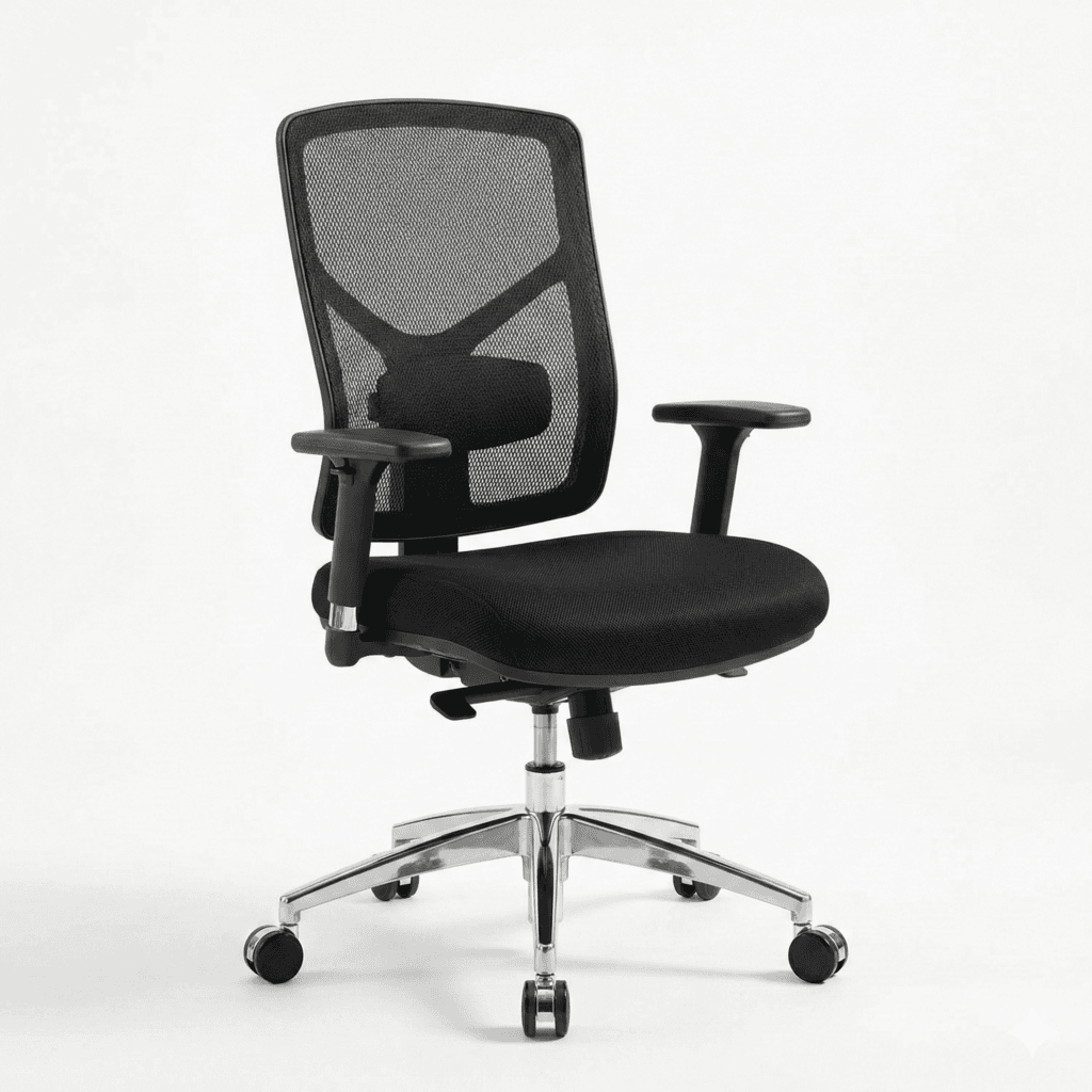 Featherlite Liberate ergonomic best office chairs with mesh back and lumbar support