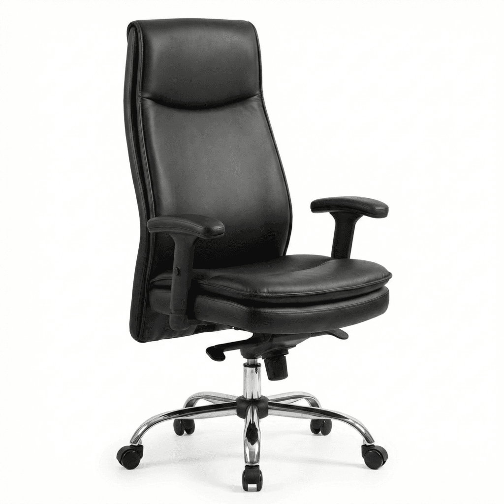 Green Soul Jupiter high back ergonomic office chair in black