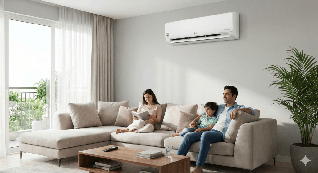 LG 1.5 Ton 5 Star Inverter Split AC Best AC Under 40000