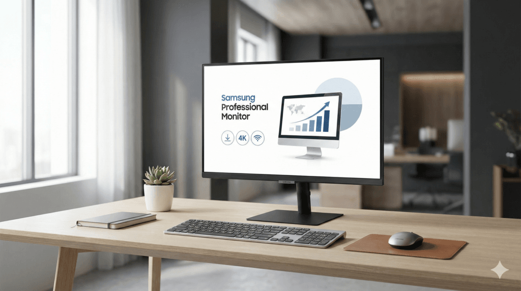 Samsung LS24C310 24-inch IPS monitor for office productivity in India