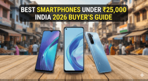 Best smartphone under ₹25,000 in India – Samsung and iQOO
