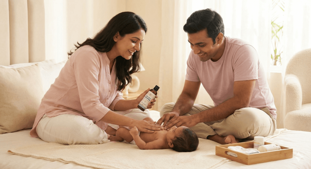 Best for Bonding — Baby Massage Oil