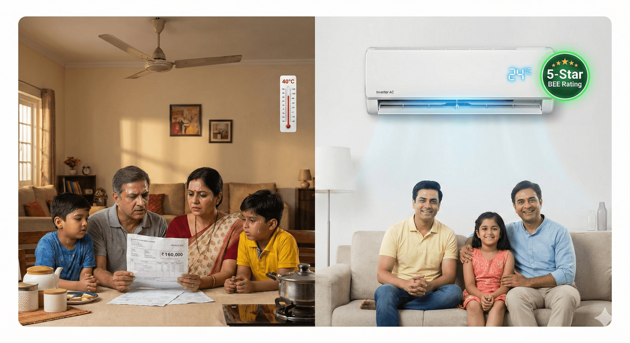 Energy Efficient Inverter ACs