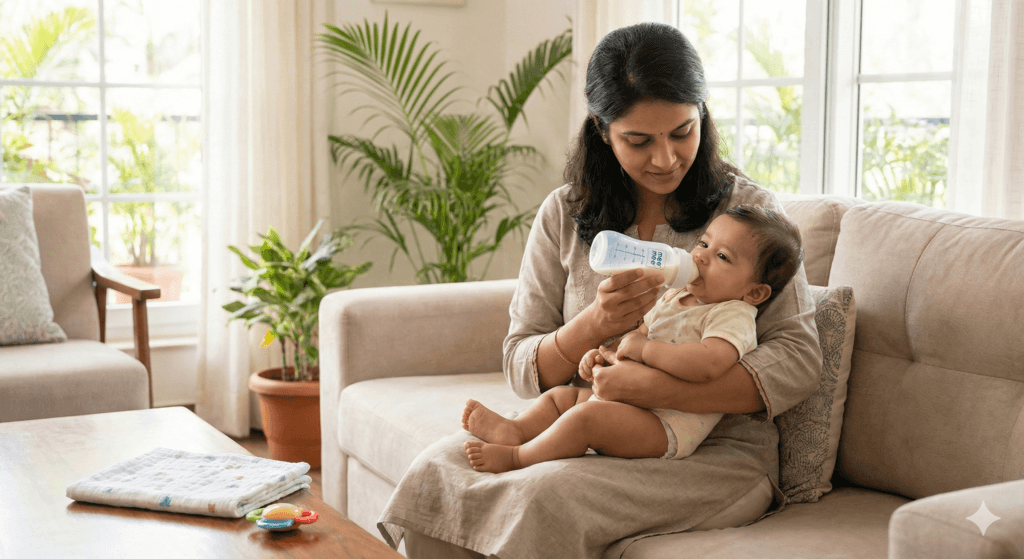 Mee Mee Multi-Flow Polypropylene Bottle