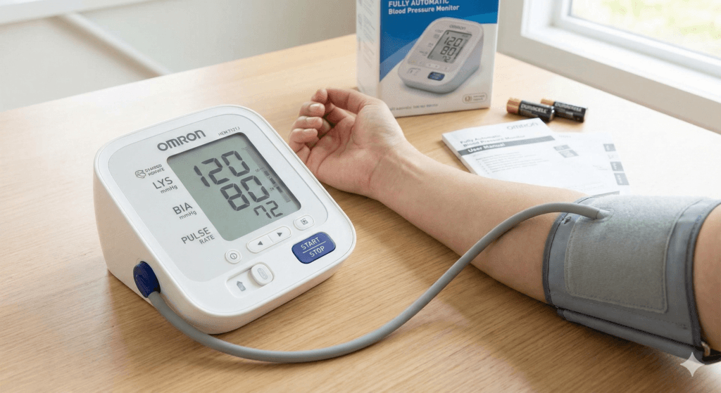 Omron HEM 7121J Fully Automatic BP Monitor Best Health Products for Home Use in India
