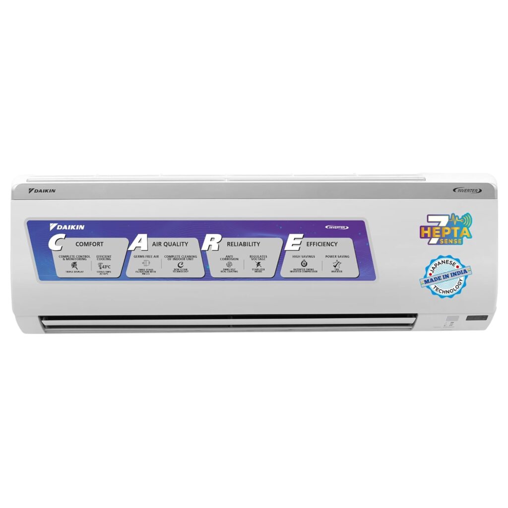 Daikin 1.5 Ton 5 Star Inverter Split AC