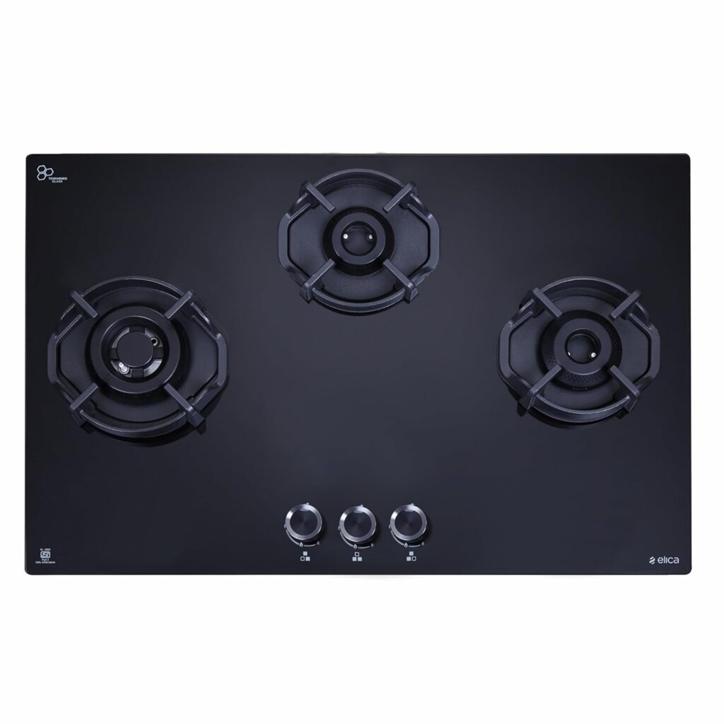 Elica 3-Burner Glass Top