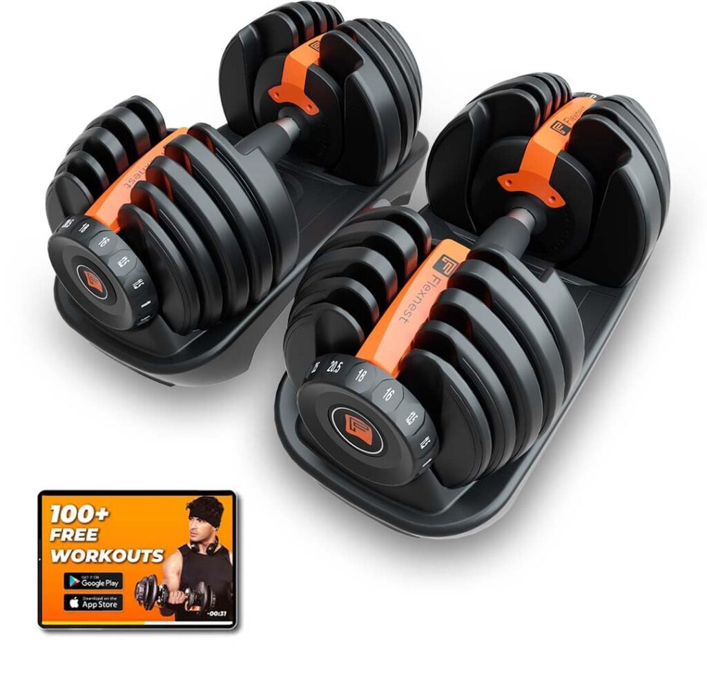 Flexnest Flexdumbbells Best gym accessories for home workouts India