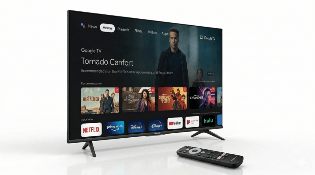 Hisense 50-inch Tornado Google TV