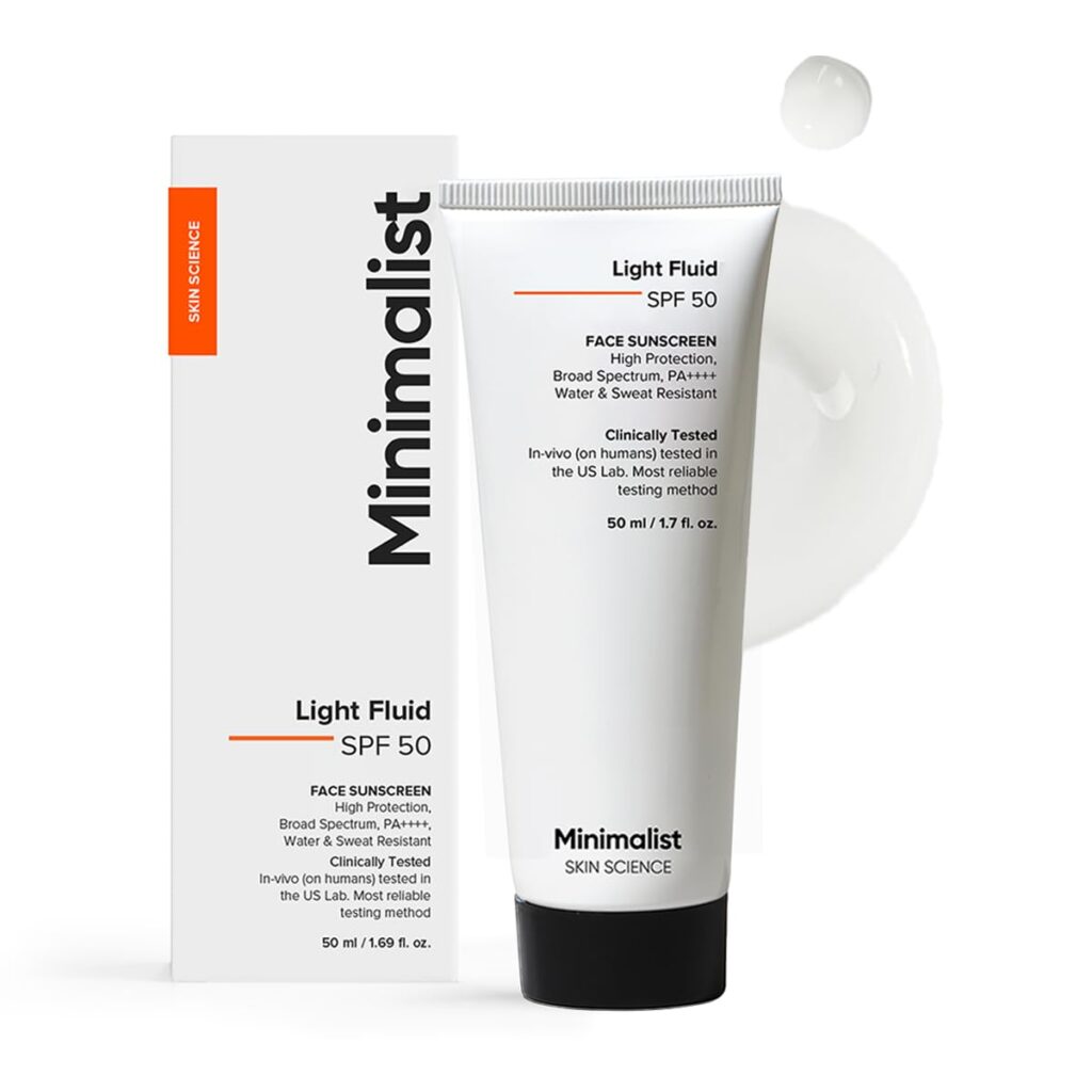 Minimalist Light Fluid Sunscreen SPF 50
