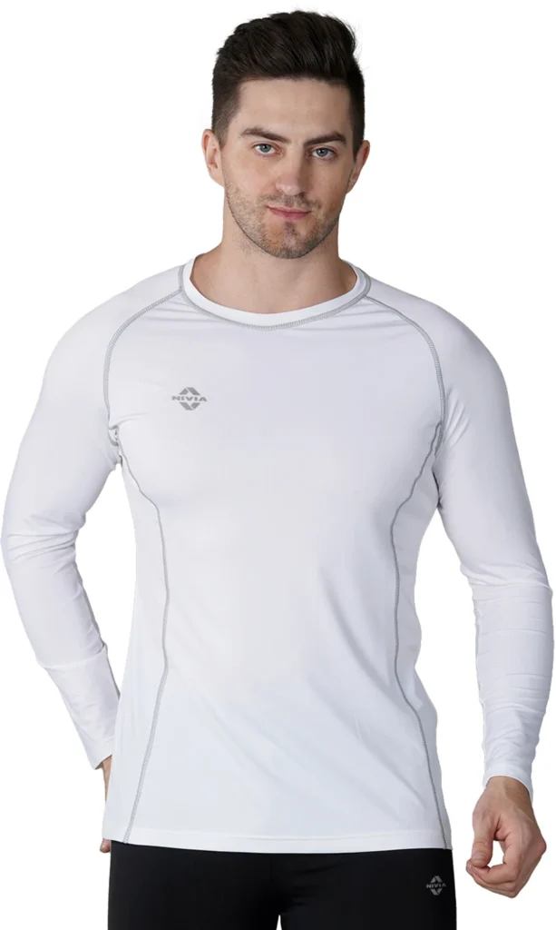 Nivia Men's Polyester Gym Tee