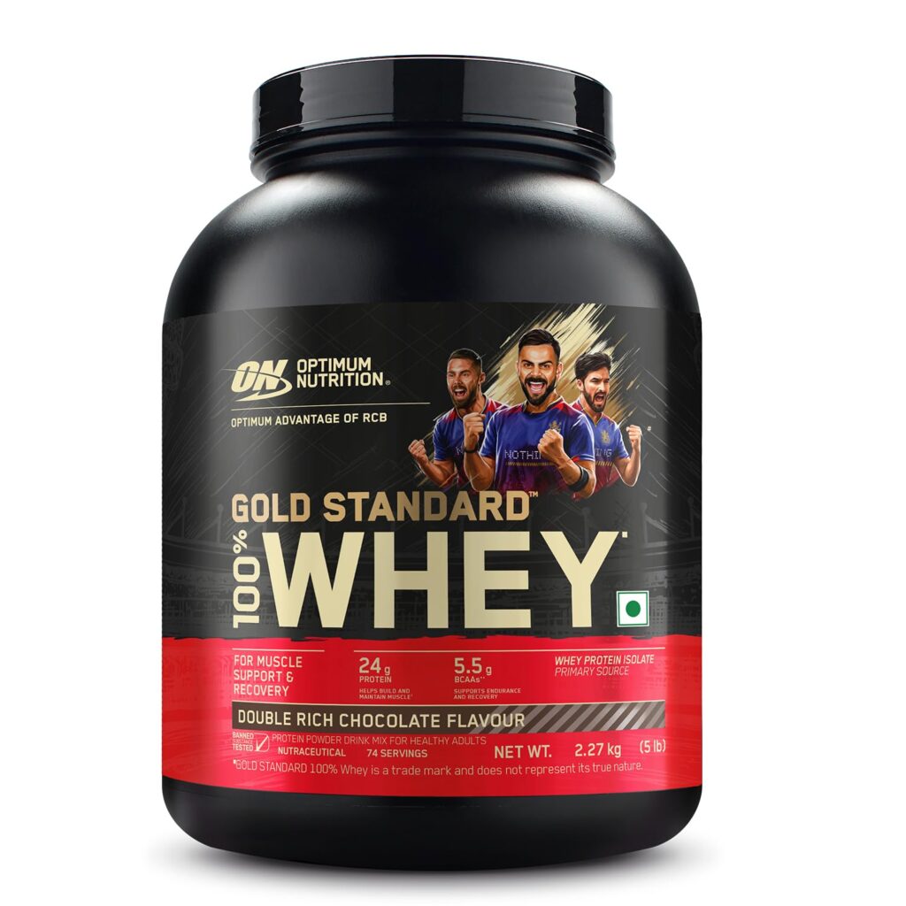 Optimum Nutrition Gold Standard 100% Whey Best Whey Protein in India 2026