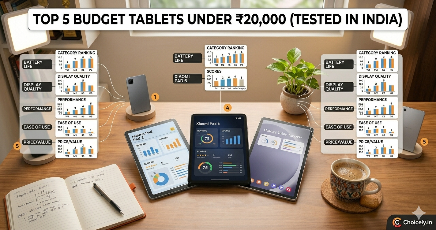 best budget tablets under 20000 india 2026