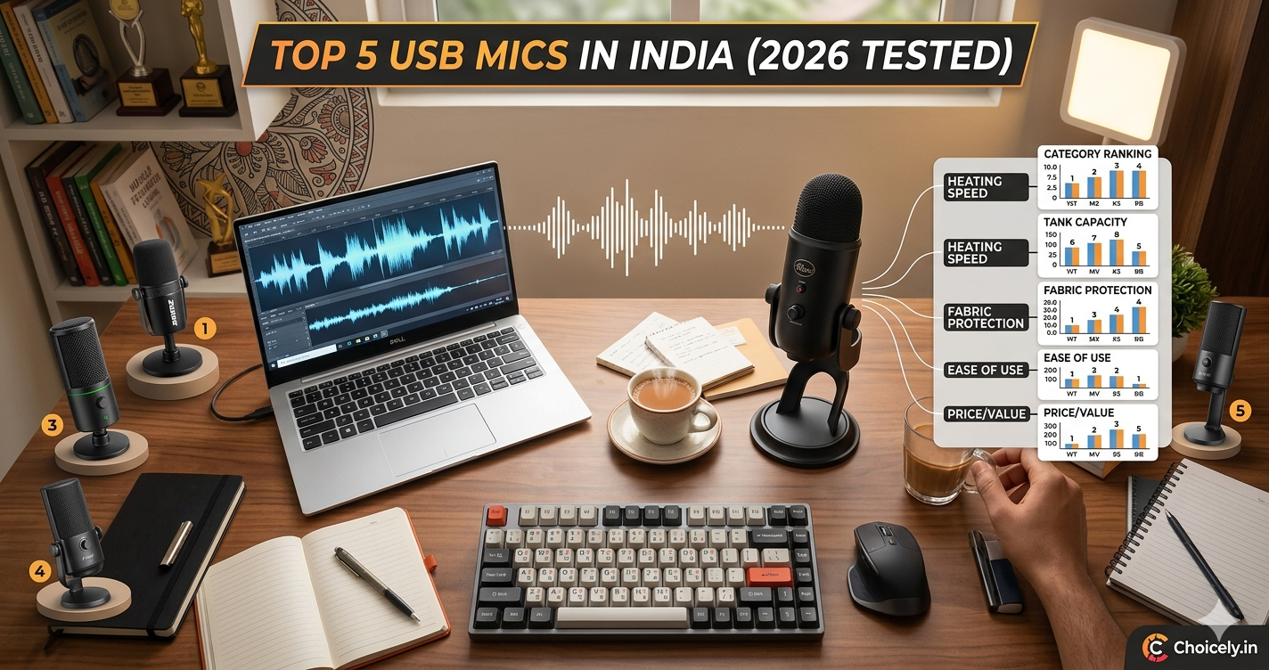 best usb condenser microphones india 2026