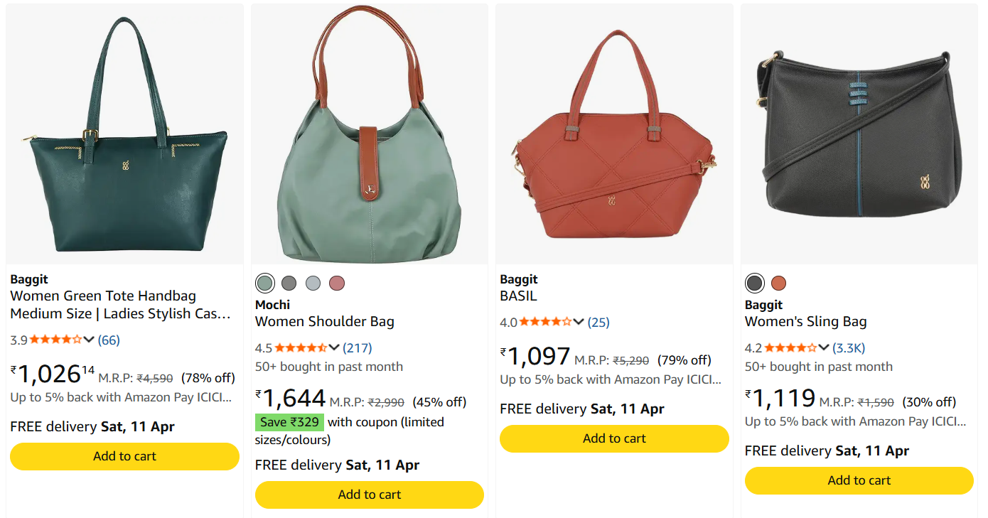 Baggit Women's Shoulder Bag