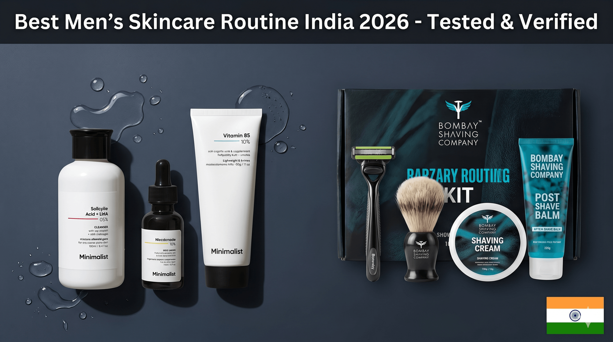 best men's skincare routine India 2026