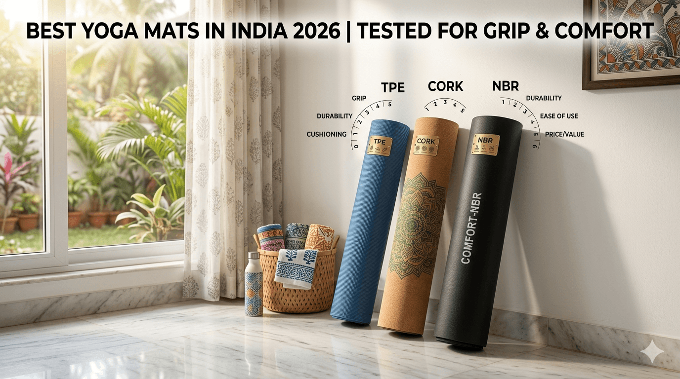 best yoga mats in India 2026