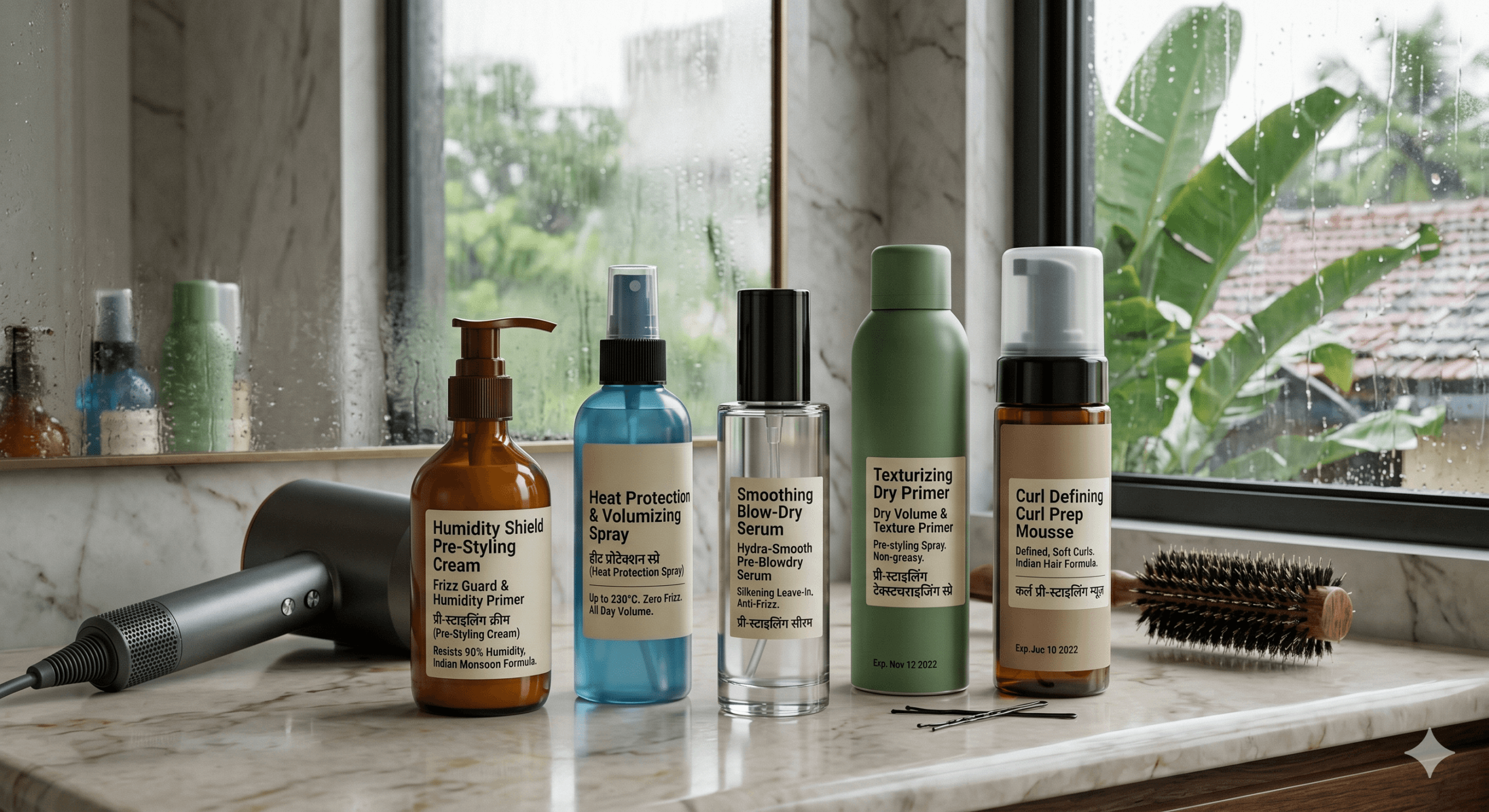 Pre-Styling Products for Indian Weather