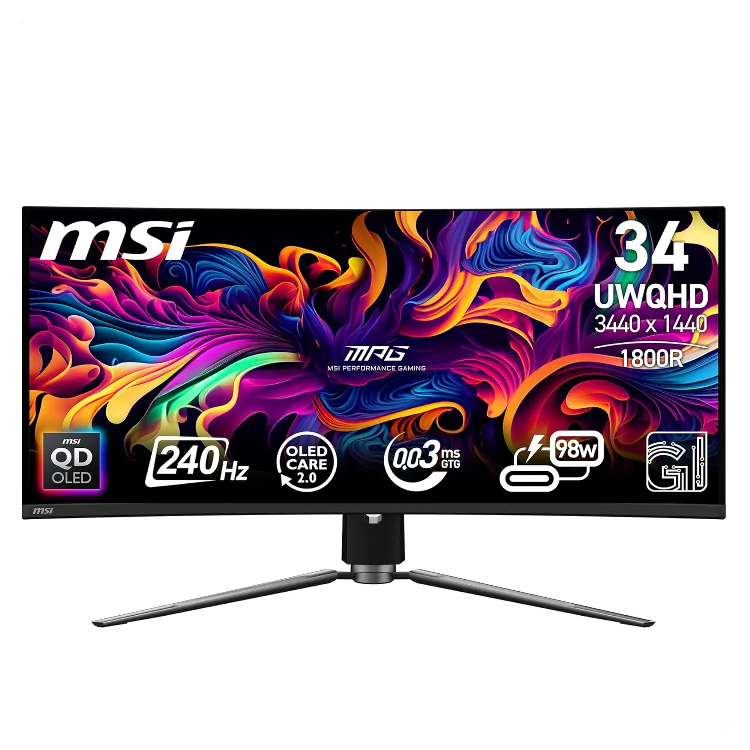 MSI MPG 341CQPX QD-OLED best OLED ultrawide monitors