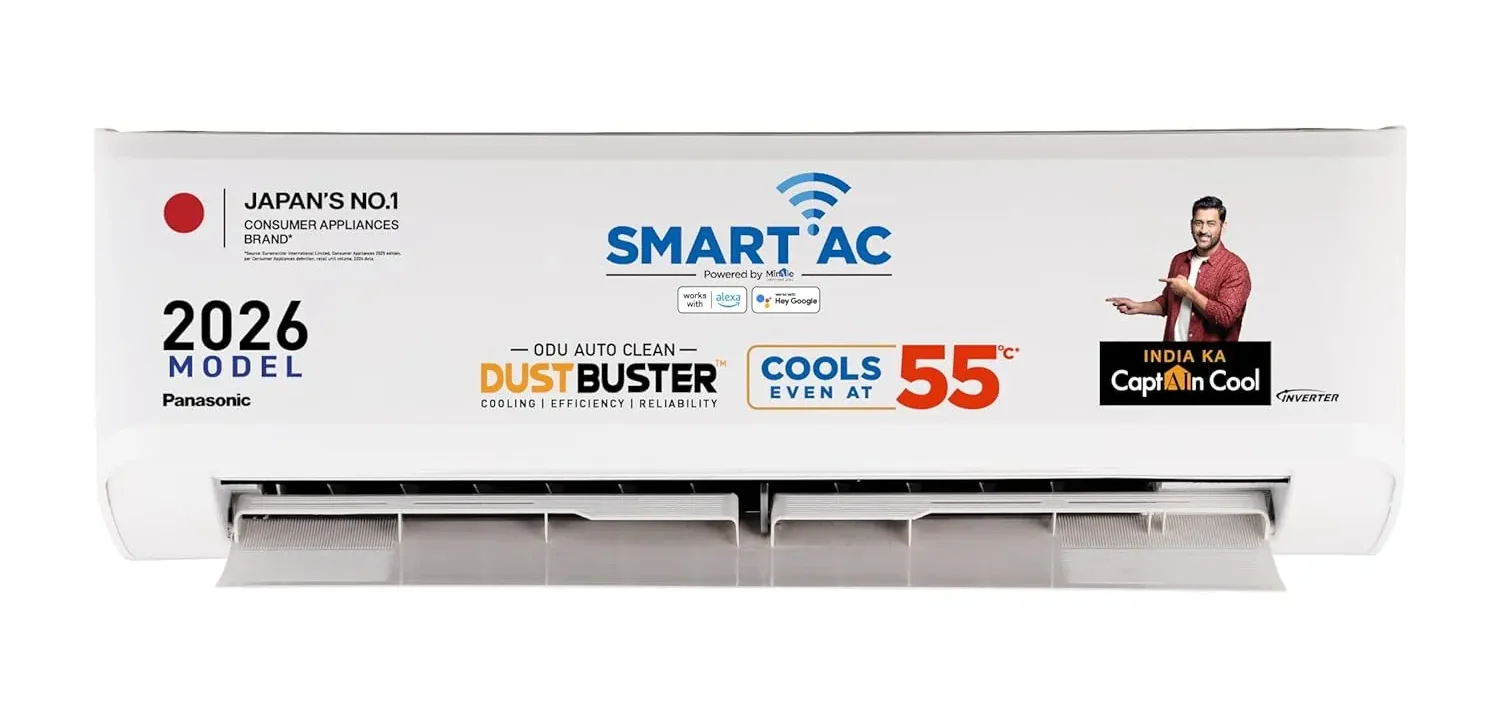 Panasonic 1.5 Ton 3 Star Smart Wi-Fi AC